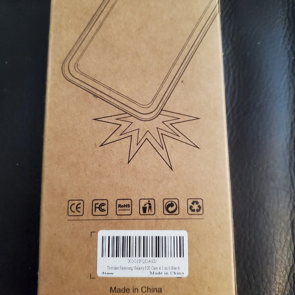 Temdan black 6.2" case for Samsung Galaxy S20 - Picture 4 of 7